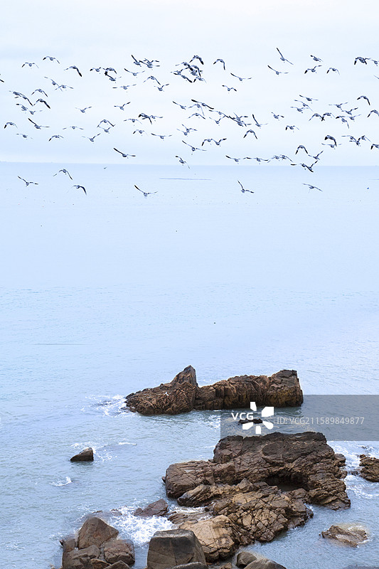 浙江温州市洞头岛“仙叠岩”景区图片素材