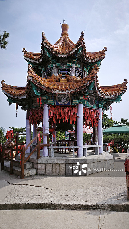 天津蓟县京东第一山盘山松石水挂月峰东五台溪流石刻寺庙云罩寺佛菩萨十八罗汉四大金刚弥勒佛三世佛亭缆车图片素材
