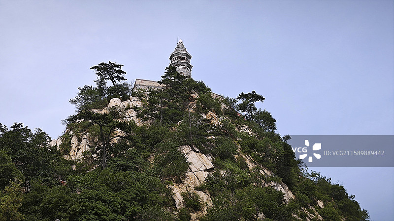 天津蓟县京东第一山盘山松石水挂月峰东五台溪流石刻寺庙云罩寺佛菩萨十八罗汉四大金刚弥勒佛三世佛亭缆车图片素材