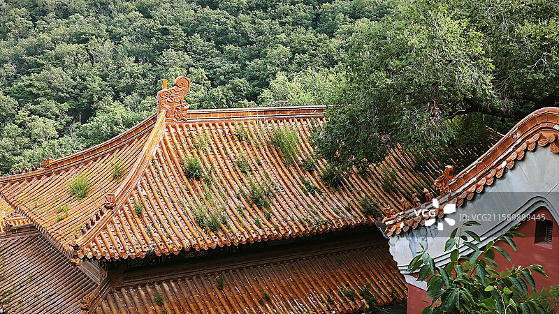 天津蓟县京东第一山盘山松石水挂月峰东五台溪流石刻寺庙云罩寺佛菩萨十八罗汉四大金刚弥勒佛三世佛亭缆车图片素材