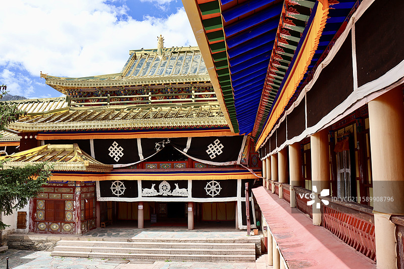 甘南·郎木寺·格尔底寺图片素材