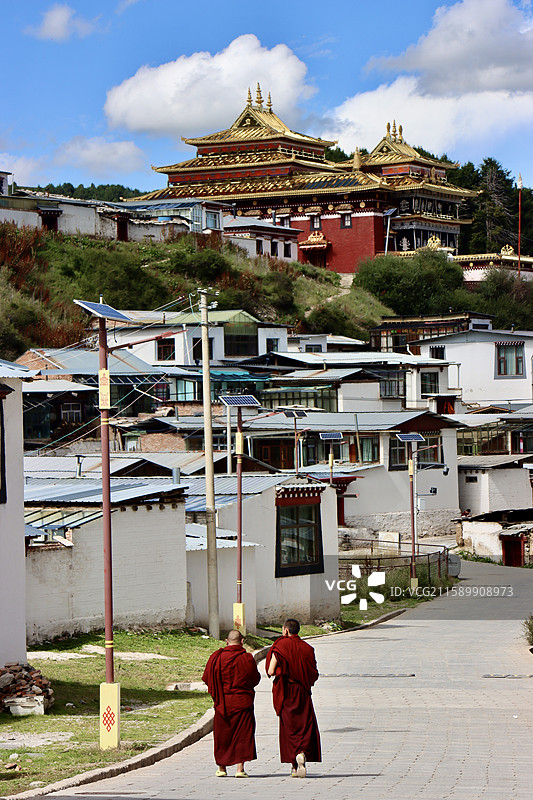 阿坝州·郎木寺·格尔底寺图片素材