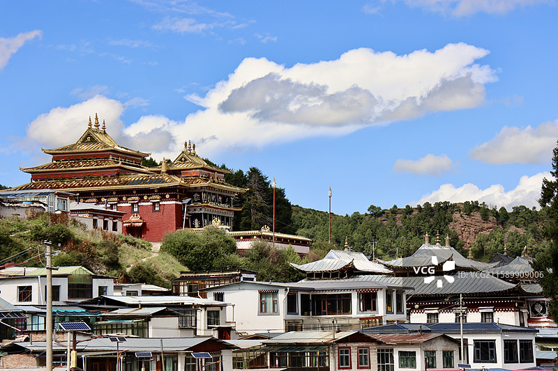 阿坝州·郎木寺·格尔底寺图片素材