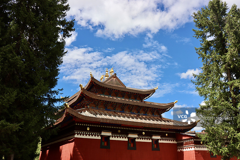 甘南·郎木寺·格尔底寺图片素材