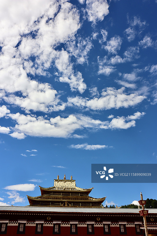 阿坝州·郎木寺·格尔底寺图片素材