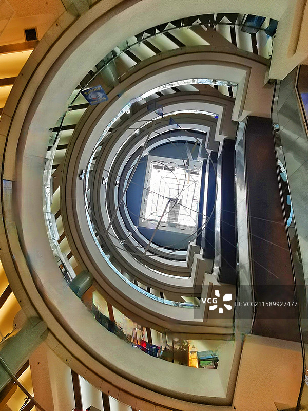 广州正佳广场内部结构图片素材