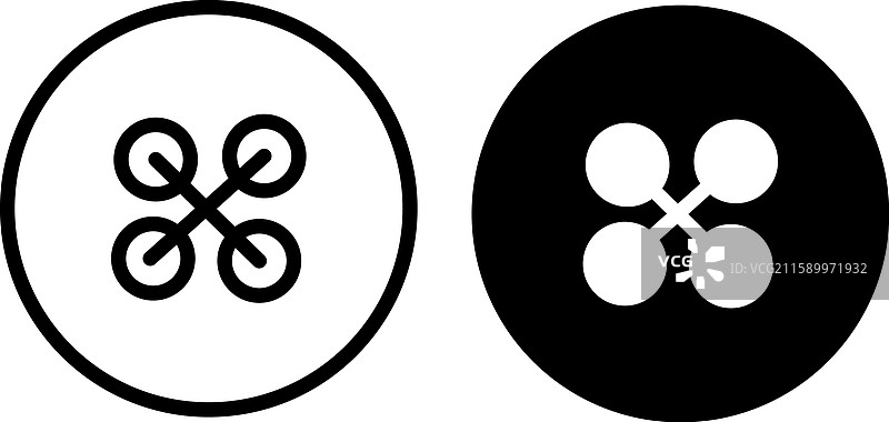 经典圆形按钮轮廓完美图片素材