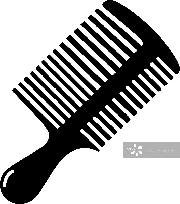 简单的梳子图标logo设计图片素材