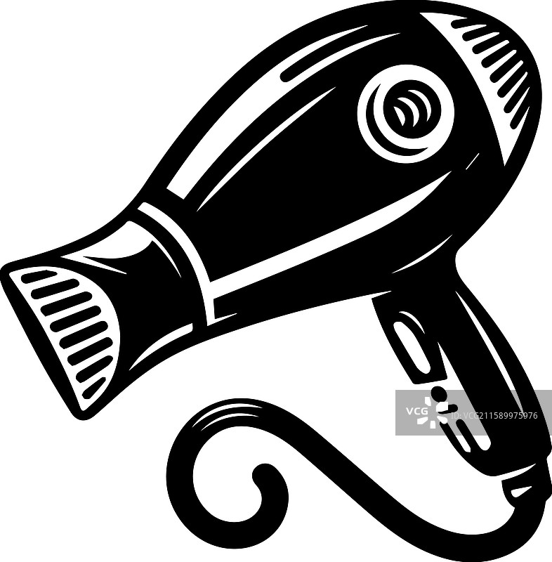 简单的吹风机图标设计图片素材