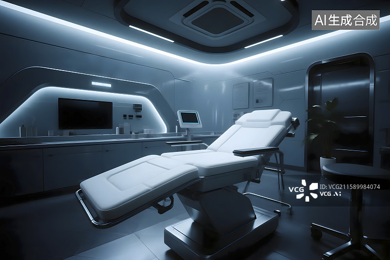 【AI数字艺术】手术室背景图片素材