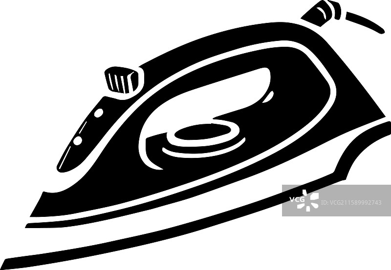 简单的平熨斗图标设计图片素材