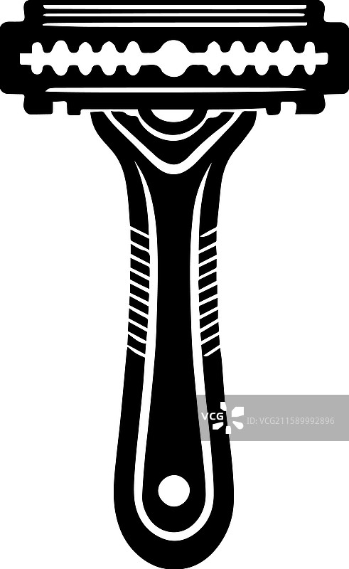 简单的剃刀标志设计图标图片素材