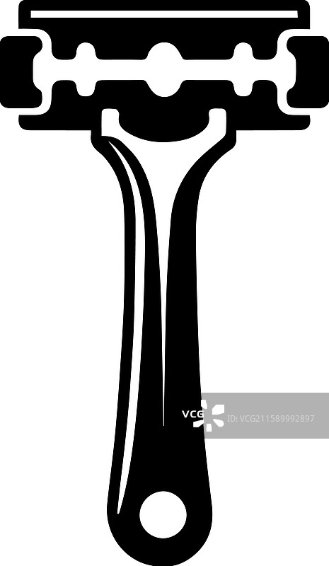 简单的剃刀标志设计图标图片素材