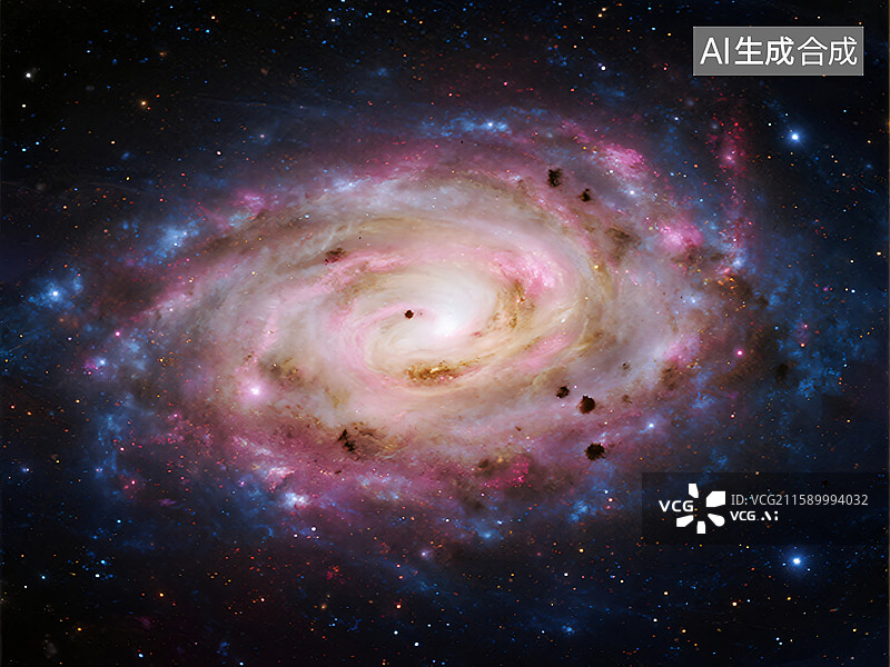 【AI数字艺术】浩瀚星河：宇宙深处的奇迹图片素材