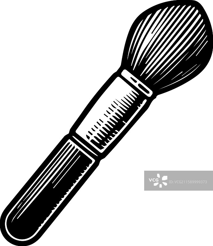 简单的化妆刷图标设计图片素材