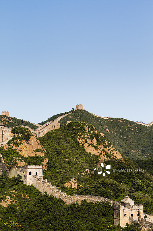 北京金山岭长城图片素材