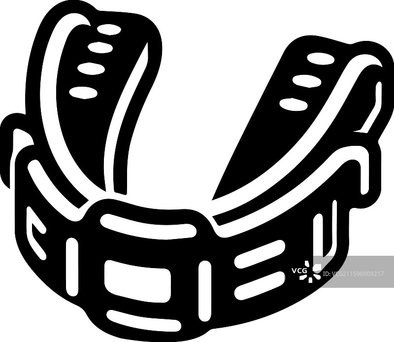 简单的护齿器图标设计图片素材