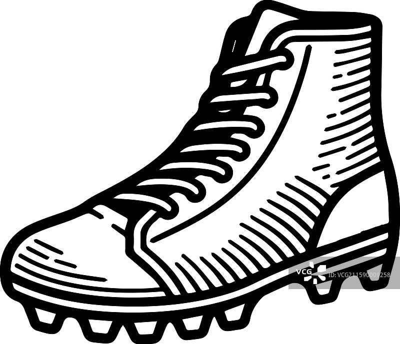 简单的橄榄球鞋标志设计图标图片素材