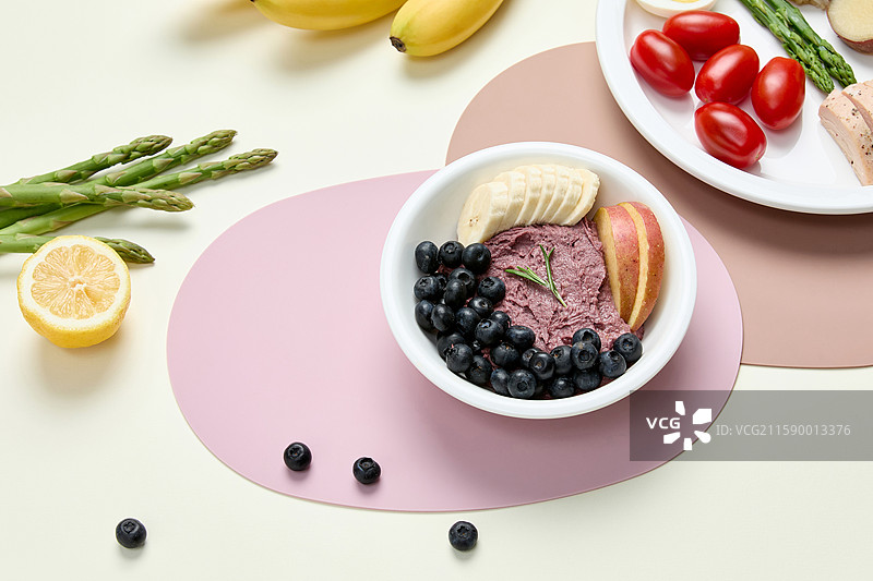 阿萨伊碗，健康食品，饮食，沙拉图片素材