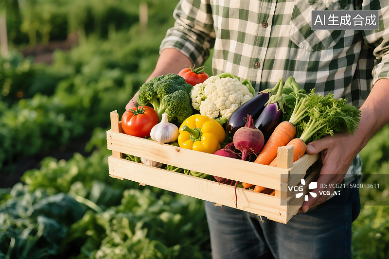 【AI数字艺术】有蔬菜大丰收 西红柿 胡萝卜 辣椒 花菜 维生素 健康 水果 秋天 秋收 秋分 农民丰收节图片素材