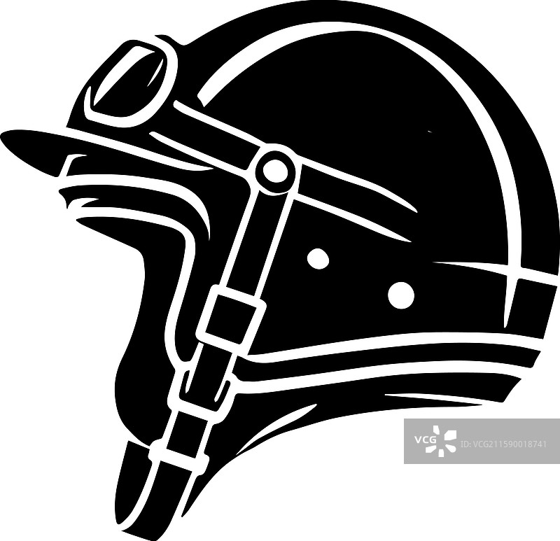 简单的马术头盔标志设计图标图片素材