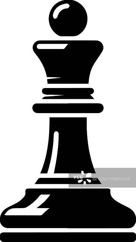 简单的象棋标志设计图标图片素材