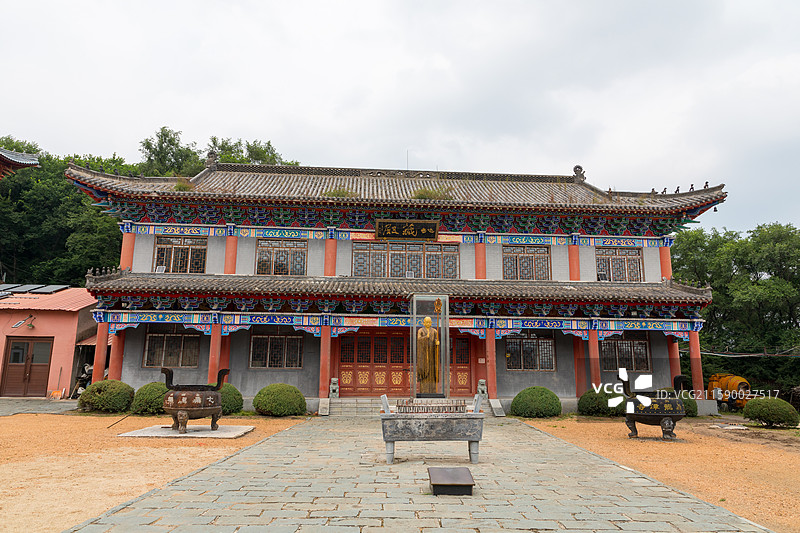 辽宁省开原市，七鼎龙潭寺，金刚城，辽宁省级文物保护单位图片素材