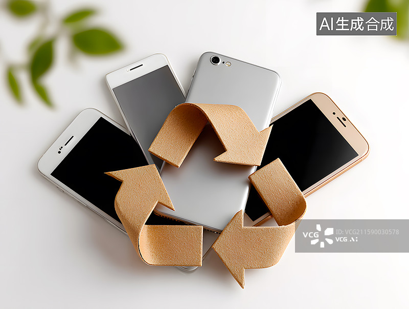 【AI数字艺术】回收手机再利用图片素材