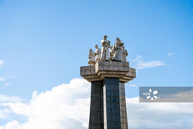 呼伦贝尔双拥广场图片素材