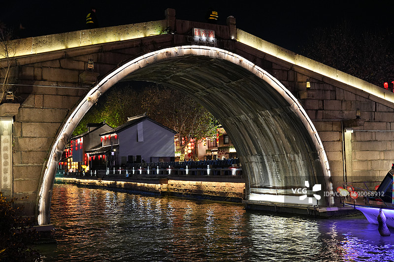 无锡南长街，无锡古运河，无锡地标图片素材