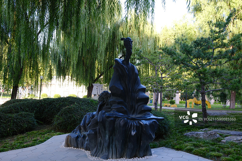 北京国际雕塑公园大型公园雕塑作品欣赏优秀雕塑图片素材