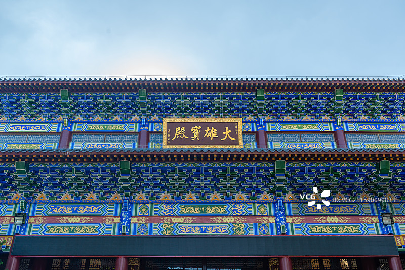 阳江竹林禅院大雄宝殿（原市红十月农场，原名翠竹林庵），中国广东省阳江市江城区双捷镇图片素材