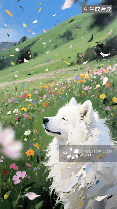 【AI数字艺术】绿色山皮图片素材