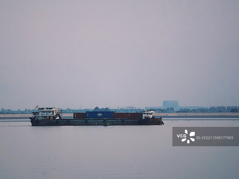 广州南沙区狮子洋海景图片素材