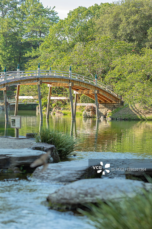 日本高松栗林公园日景图片素材