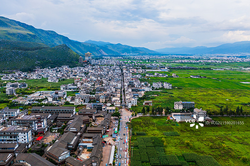 鹤庆新华村 银都水乡图片素材