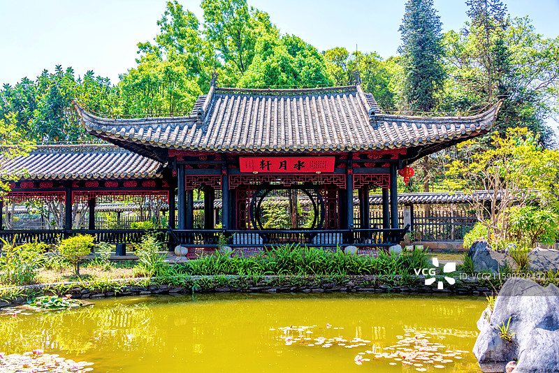 中国云南普洱中华普洱茶博览苑图片素材