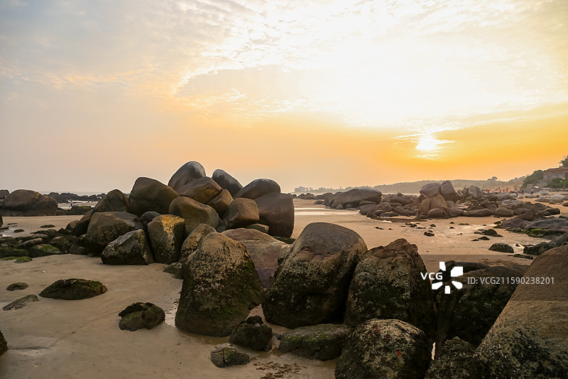 广东湛江吴川调德海风景区风光图片素材