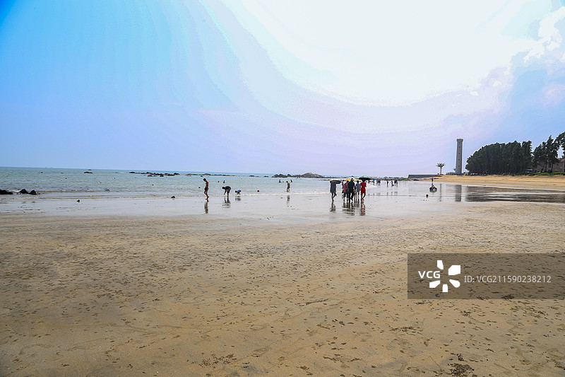 广东湛江吴川调德海风景区风光图片素材