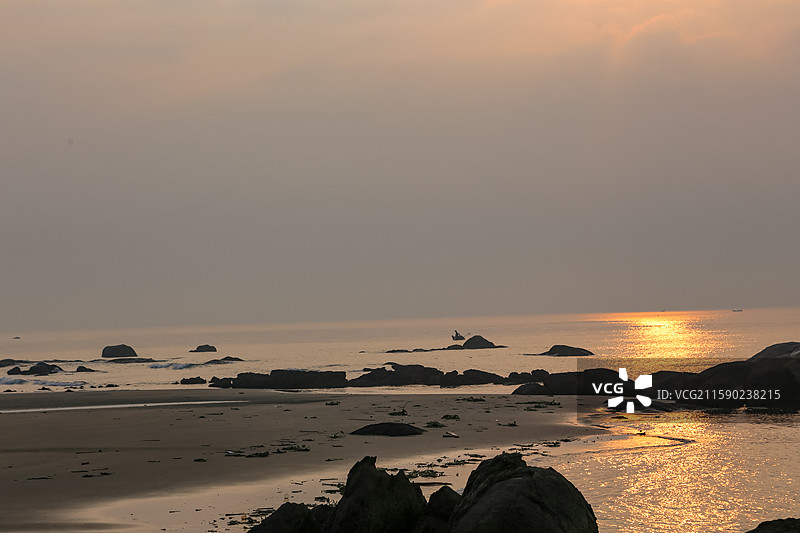 广东湛江吴川调德海风景区风光图片素材