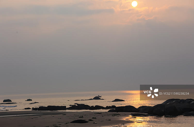 广东湛江吴川调德海风景区风光图片素材