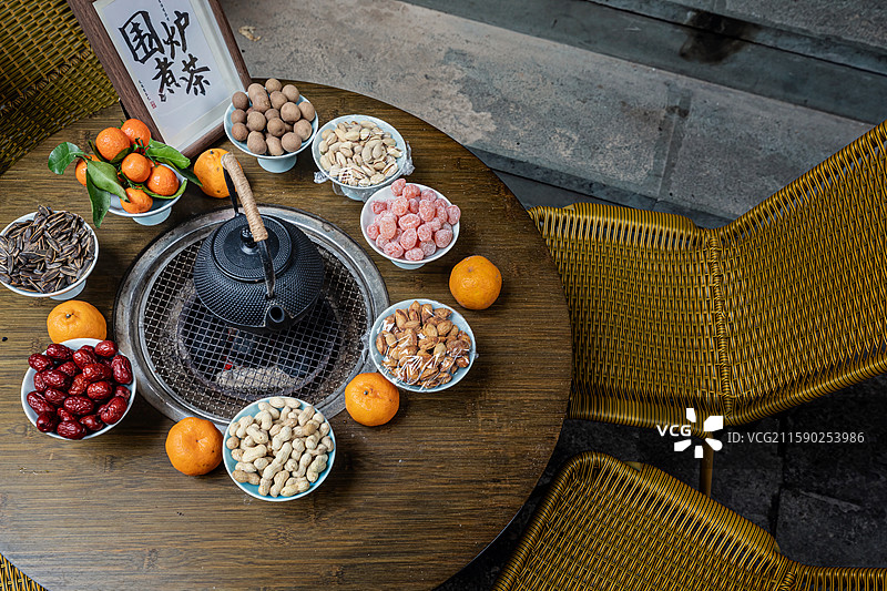 浙江衢州-游埠古镇和美食图片素材