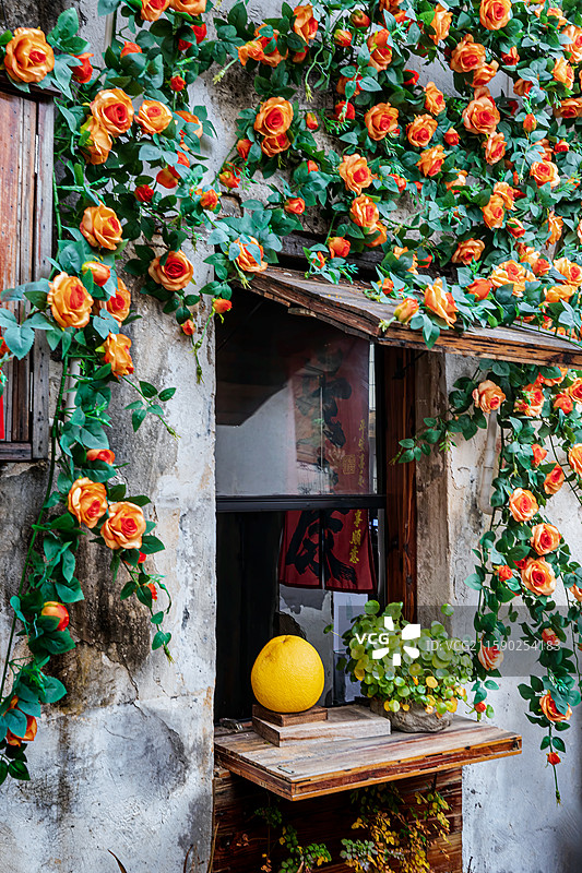 浙江衢州-游埠古镇和美食图片素材