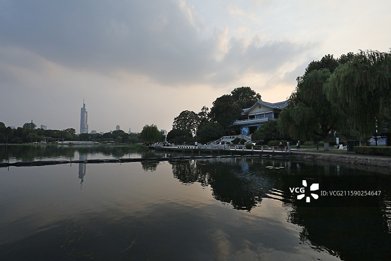 南京玄武湖公园风光图片素材