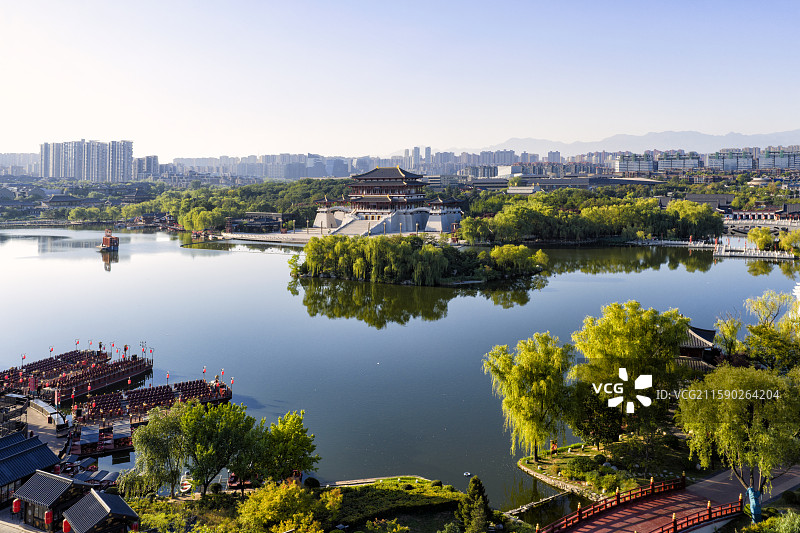 大唐芙蓉园紫云楼图片素材