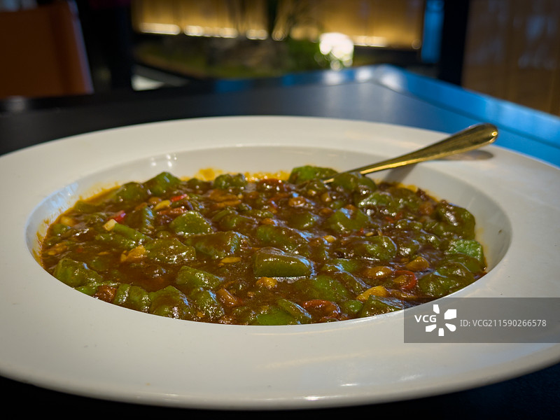 湘菜湖南菜红烧米豆腐图片素材