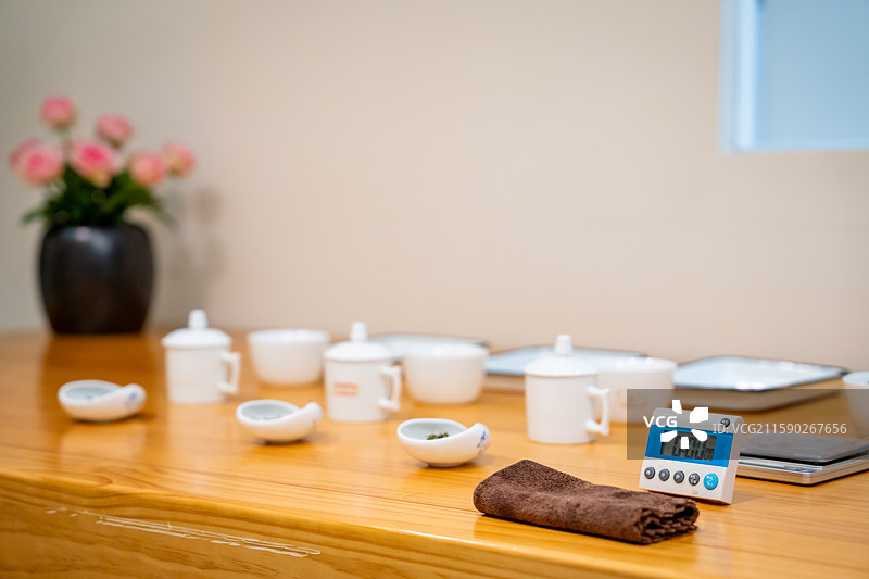 茶叶审评图片素材