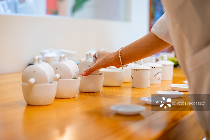 茶叶审评图片素材