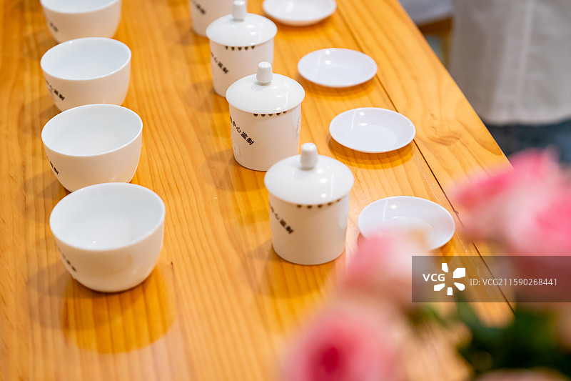 茶叶审评图片素材