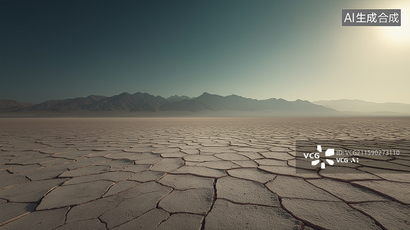 【AI数字艺术】汽车广告背景图——干旱的大地图片素材
